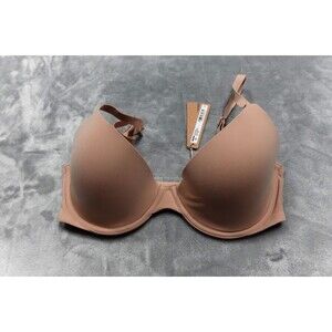Skims 34DD Mica Beige Fits Everybody Scoop Plunge Bra BA-SCP-9216 NWT